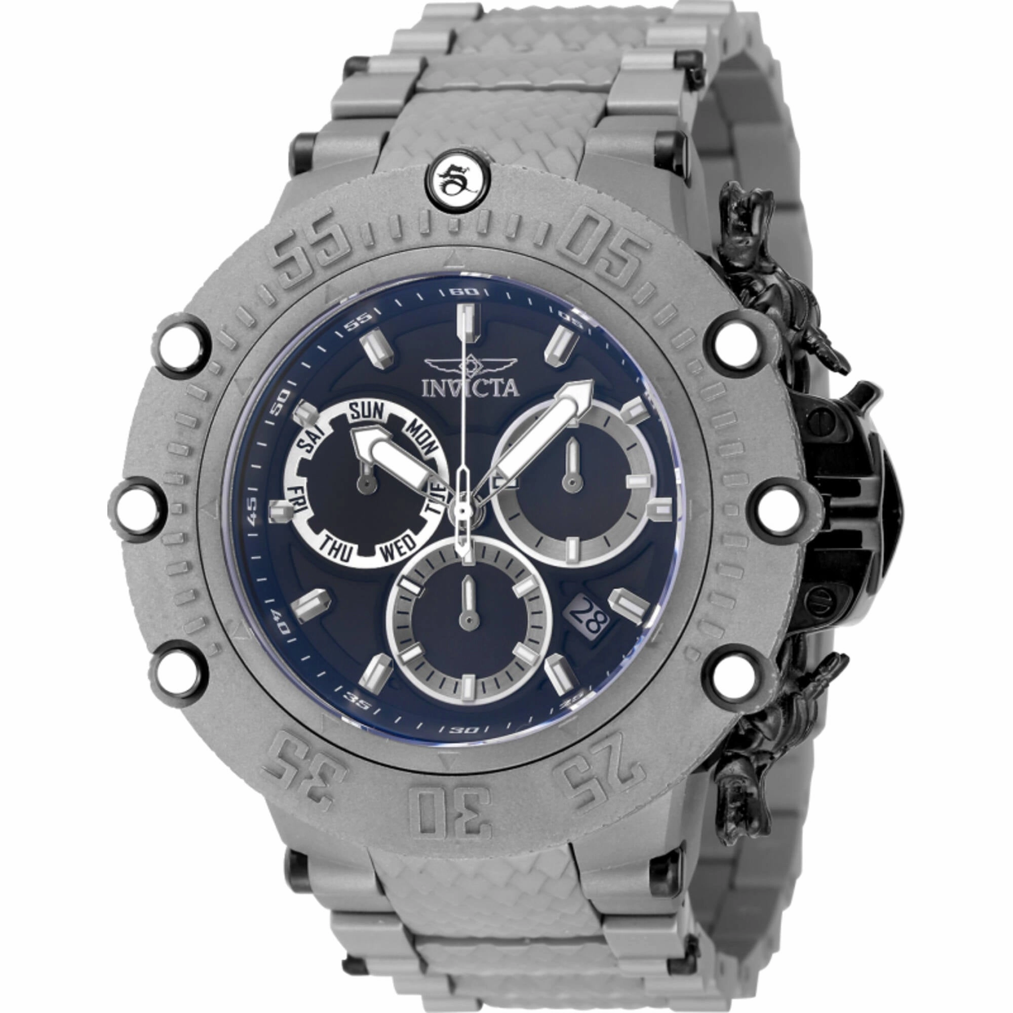 Invicta Men's Watch - Subaqua Chronograph Titanium and Black Dial Bracelet | 48194 