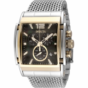 Invicta Men's Watch Speedway Chronograph Stainless Steel Mesh Bracelet 48208 men's watches best men's watches under $500 affordable men's watches men watches classic