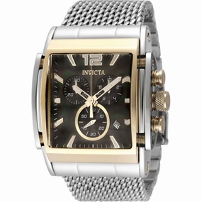 Invicta Men's Watch Speedway Chronograph Stainless Steel Mesh Bracelet 48208 Luxury Quartz Watch Quartz Watch Sale