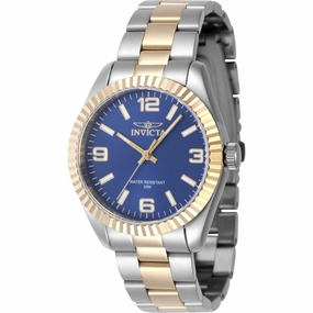 Invicta Women's Watch - Specialty Quartz Blue Dial Two Tone Steel Bracelet | 47471 Luxury Quartz Watch Quartz Watch Sale