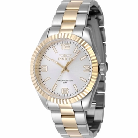 Invicta Women's Watch - Specialty Quartz Silver Dial Two Tone Steel Bracelet | 47469 Luxury Quartz Watch Quartz Watch Sale