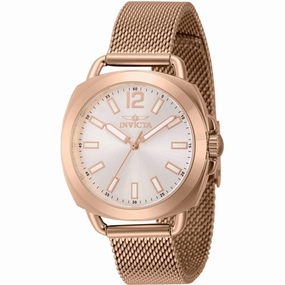 Invicta Women's Watch - Wildflower Quartz Silver Brass Dial Rose Gold Bracelet | 46339 Luxury Quartz Watch Quartz Watch Sale