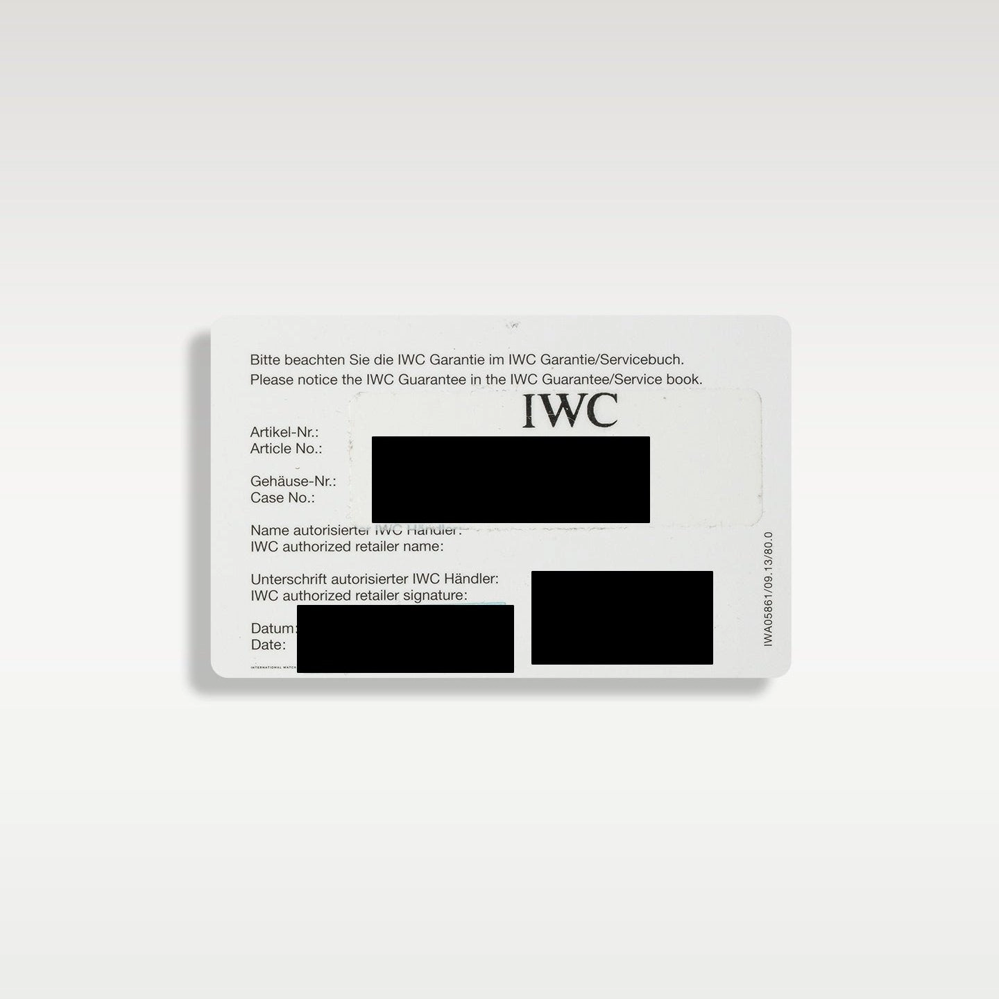 IWC Aquatimer IW329001
