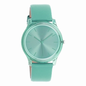 Jade green OOZOO watch with leather strap - C11139,seiko watches,couple watches,watches designer,watches discount,women watches,best women watches,high end women's watches,high quality women's watches