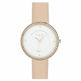 Jag Antoinette White Dial 35mm Watch J2358 
