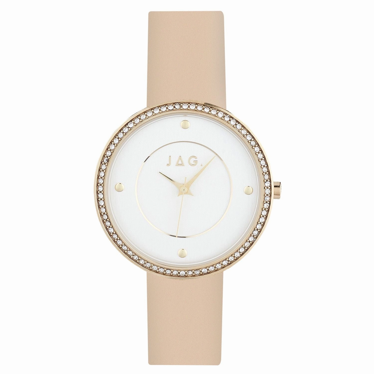 Jag Antoinette White Dial 35mm Watch J2358 