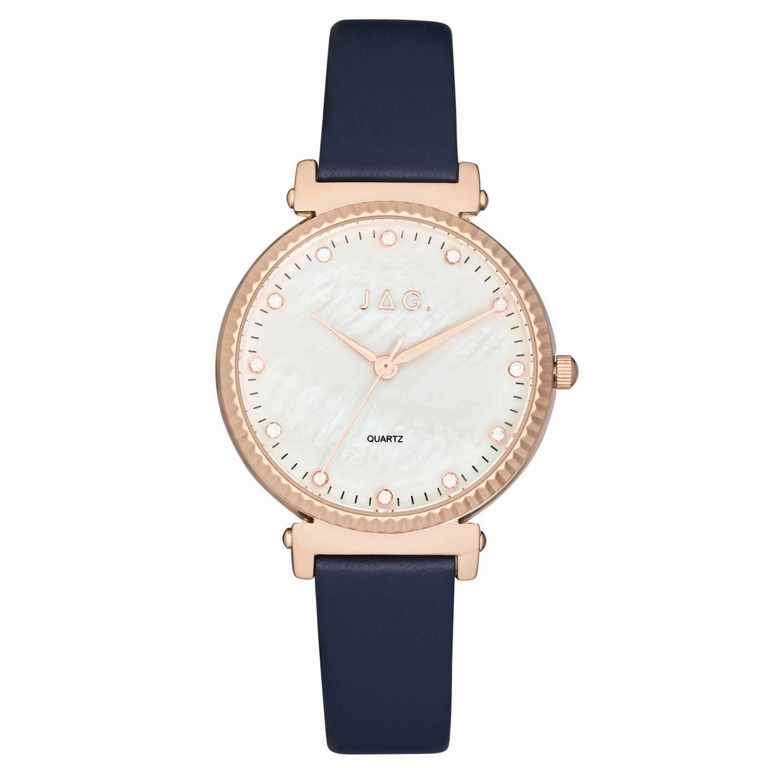 Jag Victoria White Dial 34mm Watch J2678 