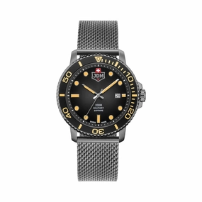 JDM Military Tango Silver Grey Mesh Watch JDM-WG008-06 