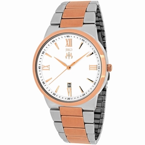 Jivago Men's Watch - Clarity Quartz SS Case Silver Dial Two Tone Bracelet | JV3514 