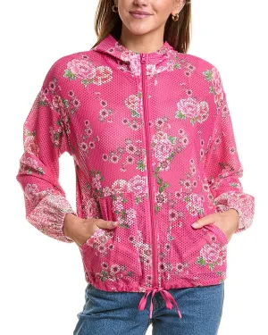 Johnny Was Bee Active Patch Pocket Mesh Jacket