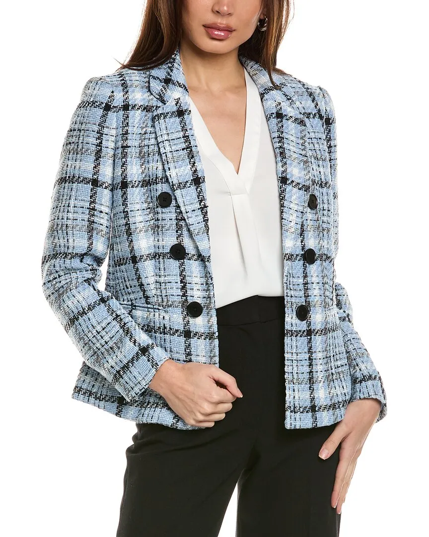 Jones New York Double-Breasted Jacket