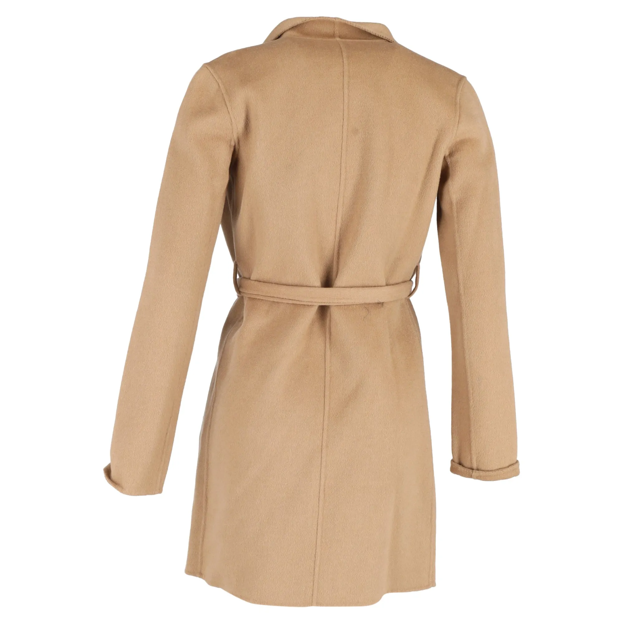 Joseph Belted Coat in Beige Wool