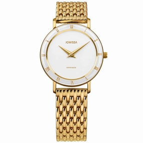 Jowissa Women's Watch - Roma White Dial Yellow Stainless Steel Bracelet | J2.286.M Luxury Quartz Watch Quartz Watch Sale