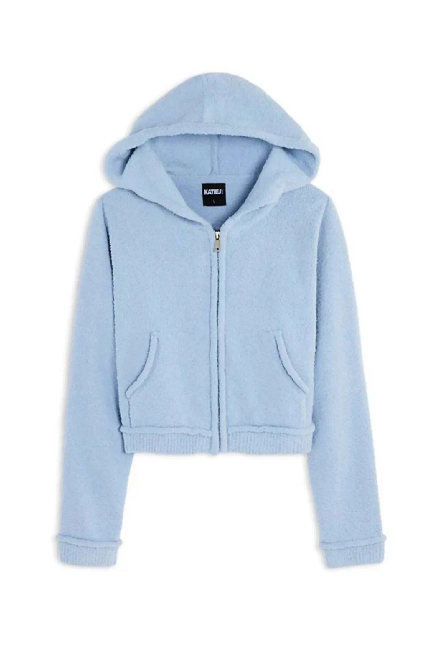 Juniors Parker Zip Hoodie In Baby Blue