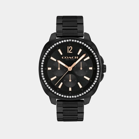 Kitt Women Quartz Black Dial Multi-Function Stainless Steel Watch 14504396 women watches best women watches affordable women's watches branded women watches