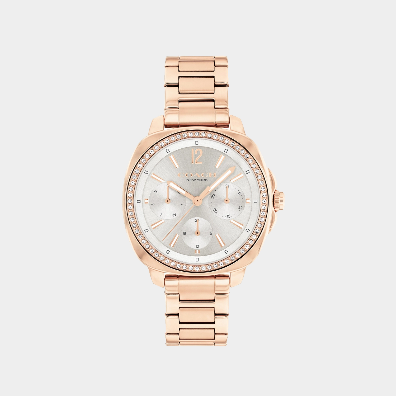 Kitt Women Quartz Grey Dial Multi-Function Stainless Steel Watch 14504395 women watches best women watches affordable women's watches branded women watches