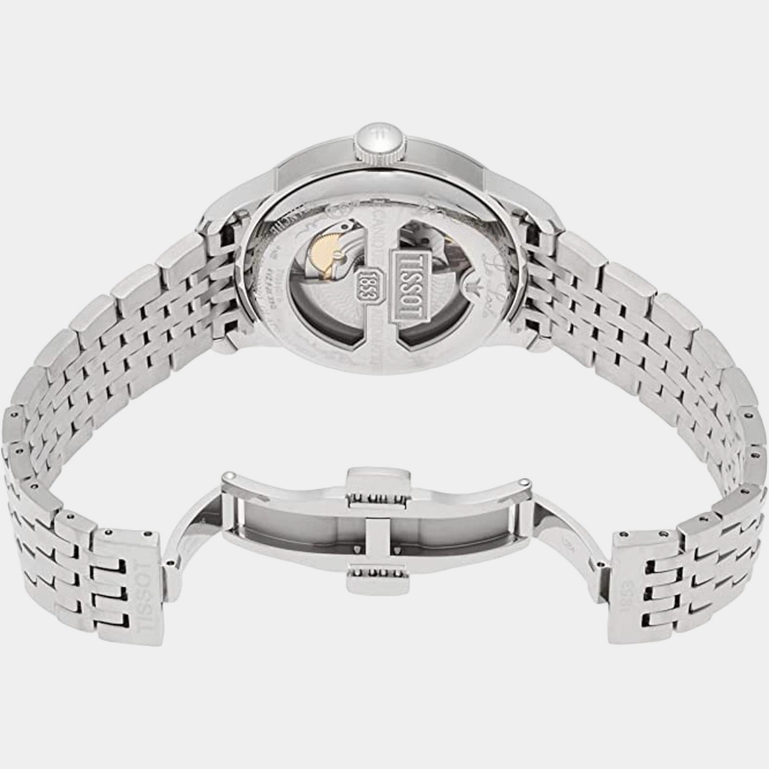 Le Locle Men Analog Stainless Steel Automatic Watch T0064071103300