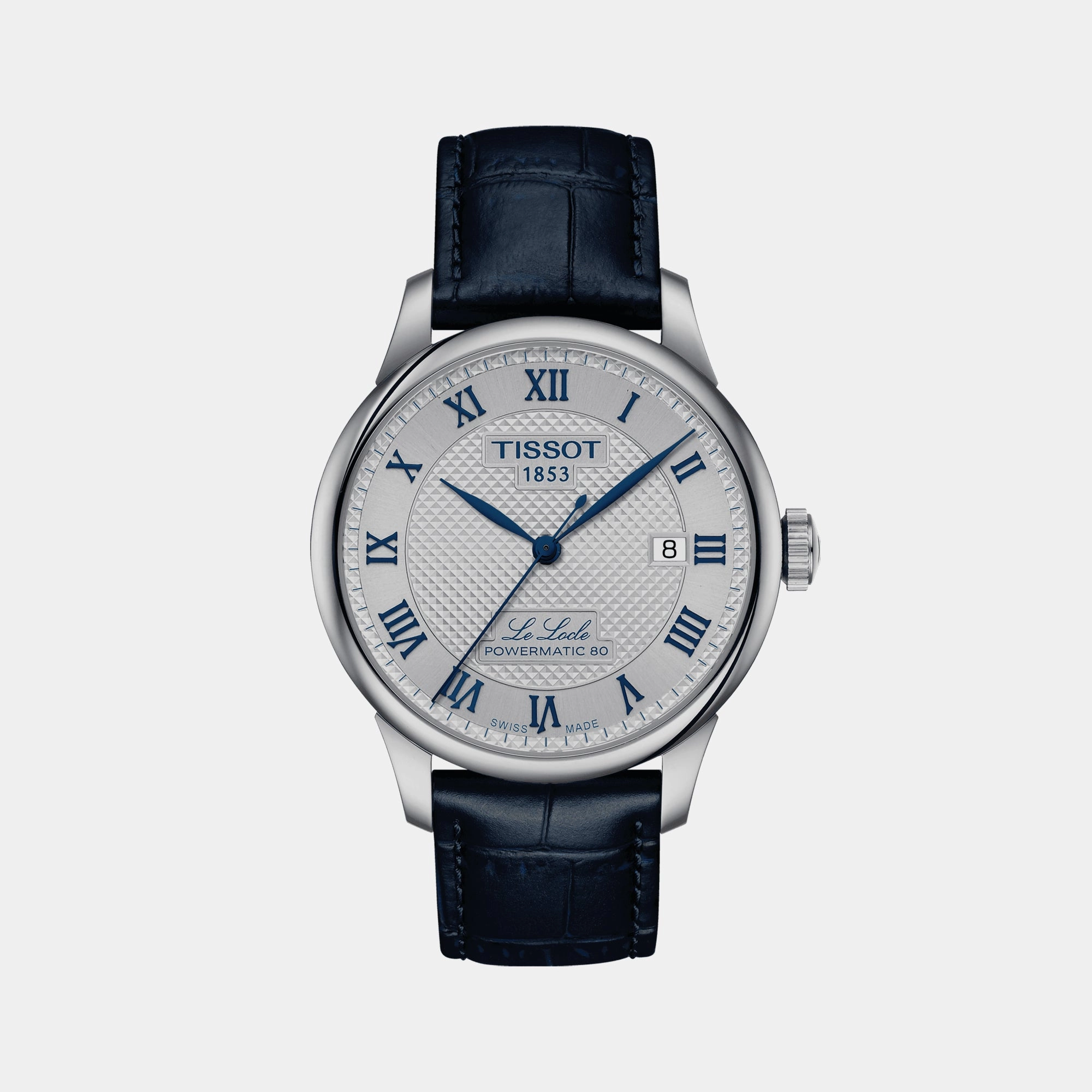 Le Locle Men's Silver Automatic Stainless Steel Watch T0064071103303