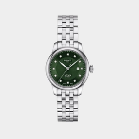 Le Locle Women Automatic Green Dial Analog Stainless Steel Watch T0062071109600 budget    watches    watches classic