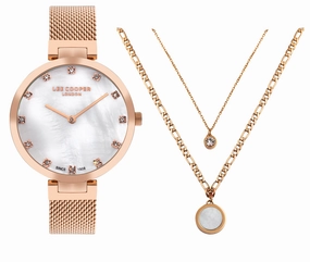 Lee Cooper - LC07806.420 - Women's Super Metal Rose Gold Mesh Watch women's watches,watch for women