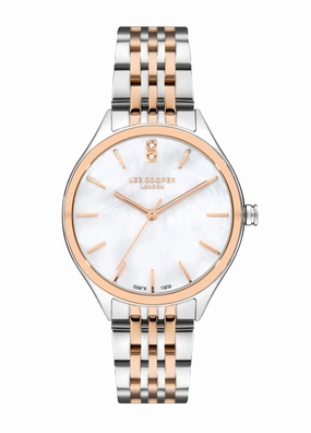 Lee Cooper - LC07821.520 - Women's Super Metal Silver/Rose Gold Watch women's watches,watch for women