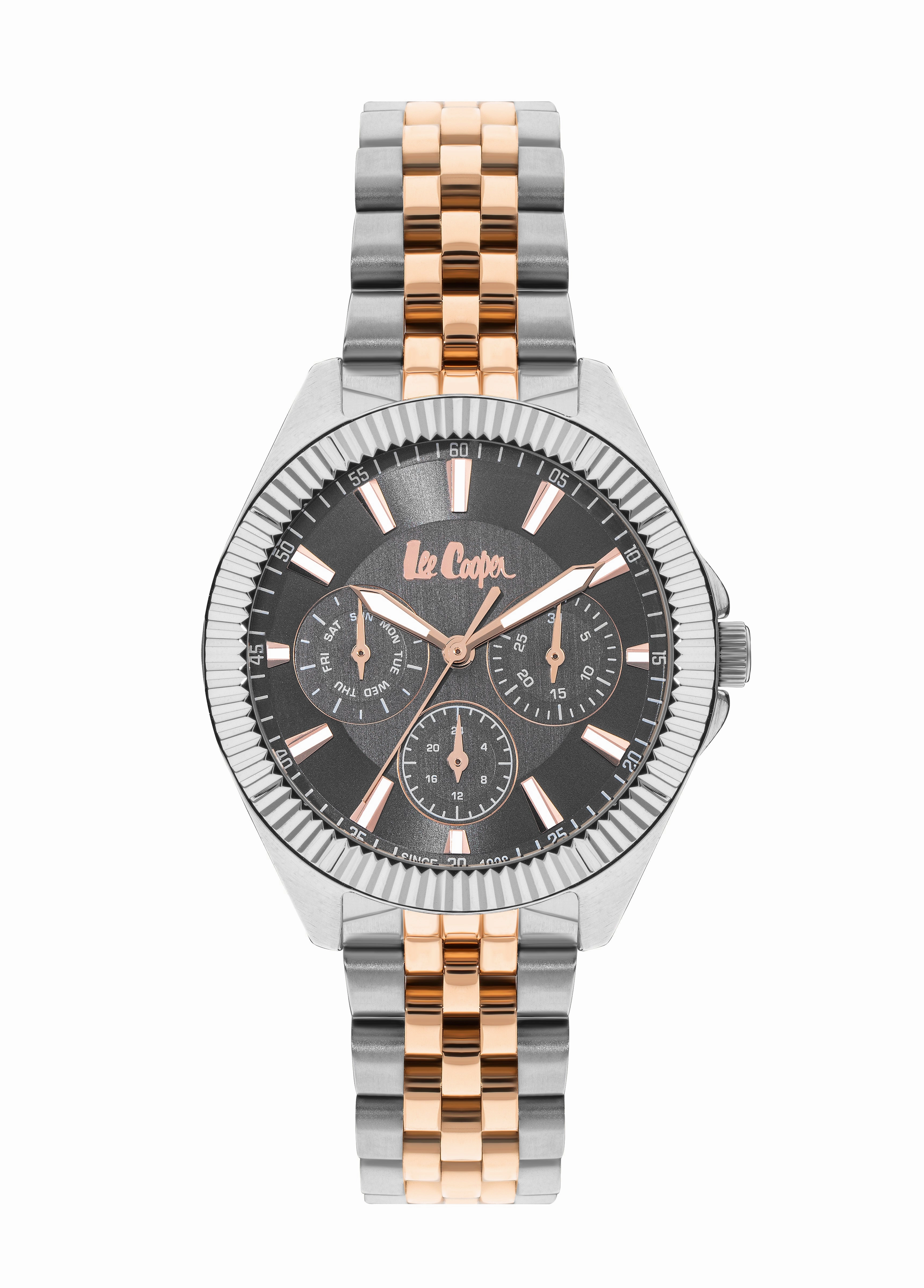 Lee Cooper - LC07837.560- Ladies Super Silver/Rose Gold Watch women's watches,watch for women