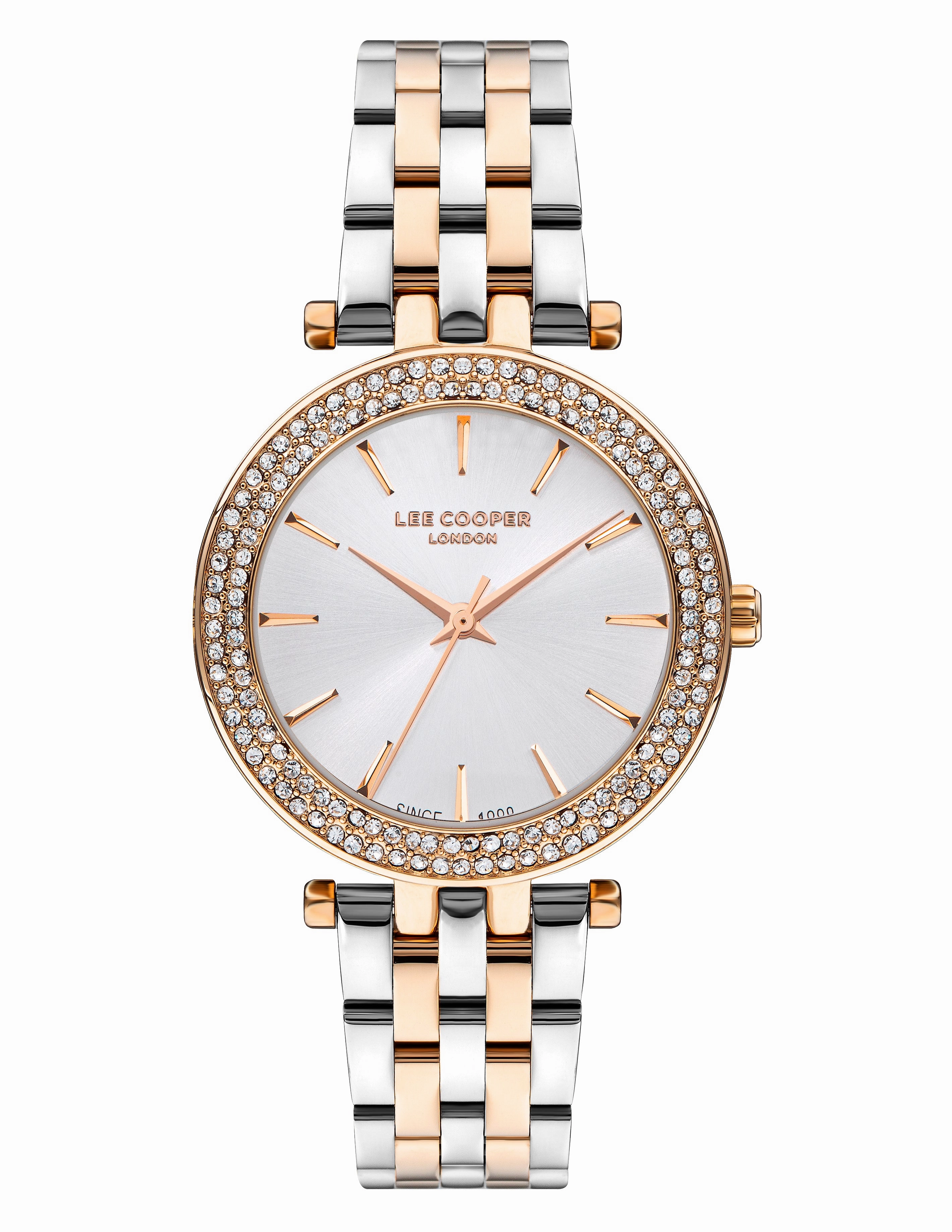 Lee Cooper - LC07864.530 - Women's Super Metal Silver/Rose Gold Watch women's watches,watch for women