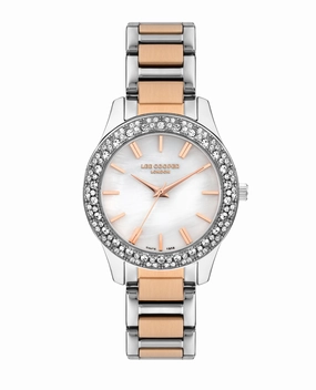 Lee Cooper - LC07869.520 - Women's Super Silver/Rose Gold Watch women's watches,watch for women