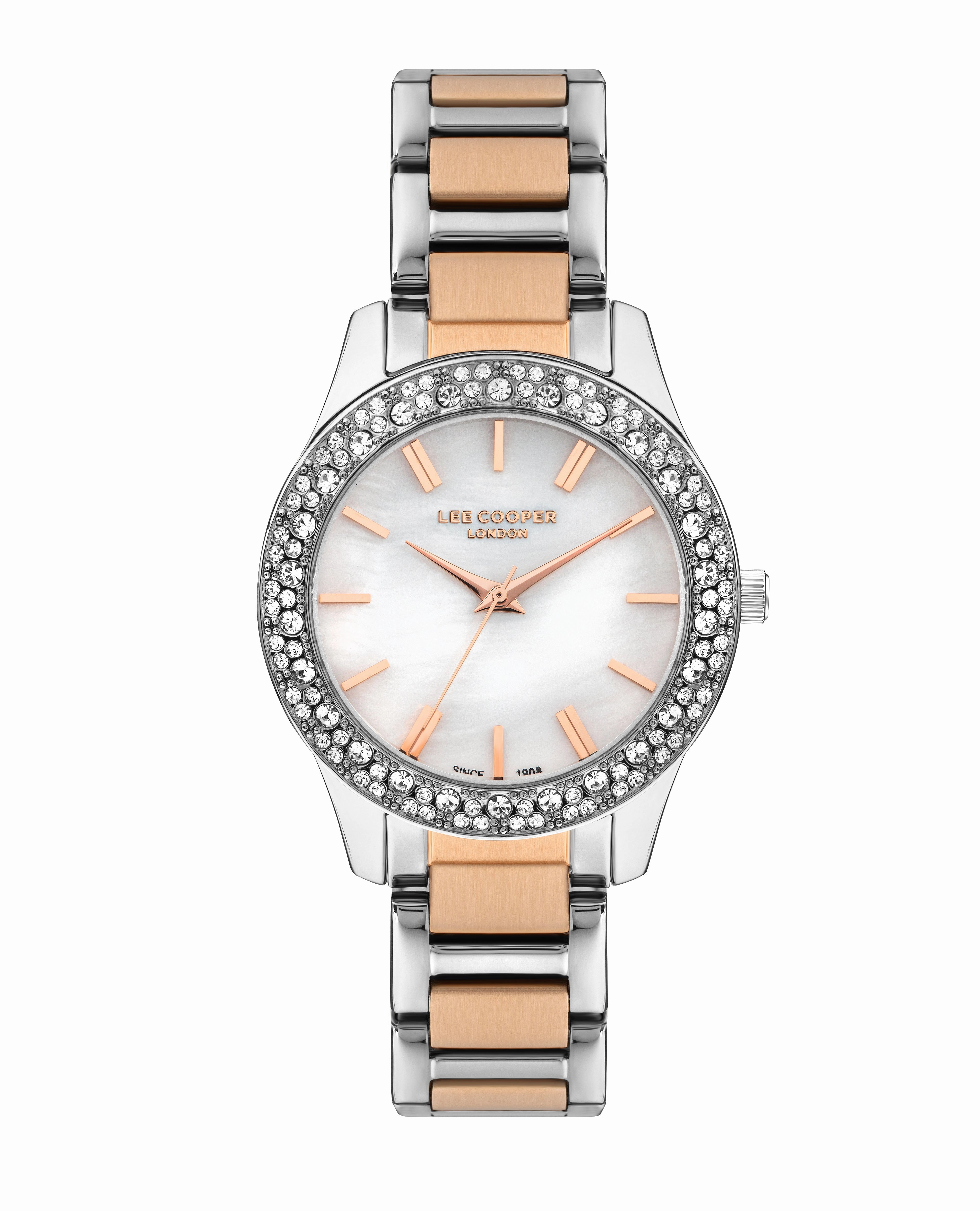 Lee Cooper - LC07869.520 - Women's Super Silver/Rose Gold Watch women's watches,watch for women