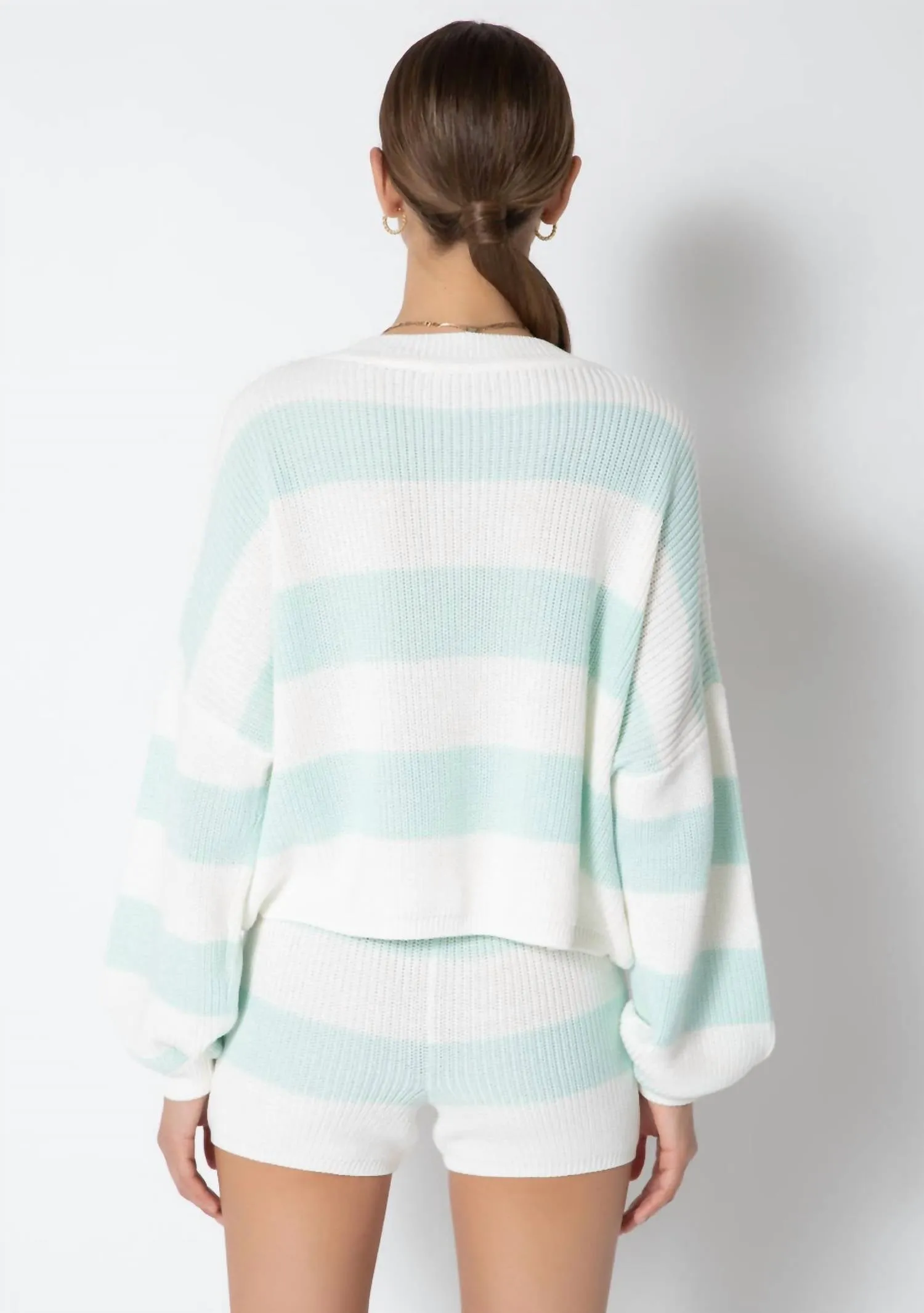 Leisel Sweater In Sweater Stripe