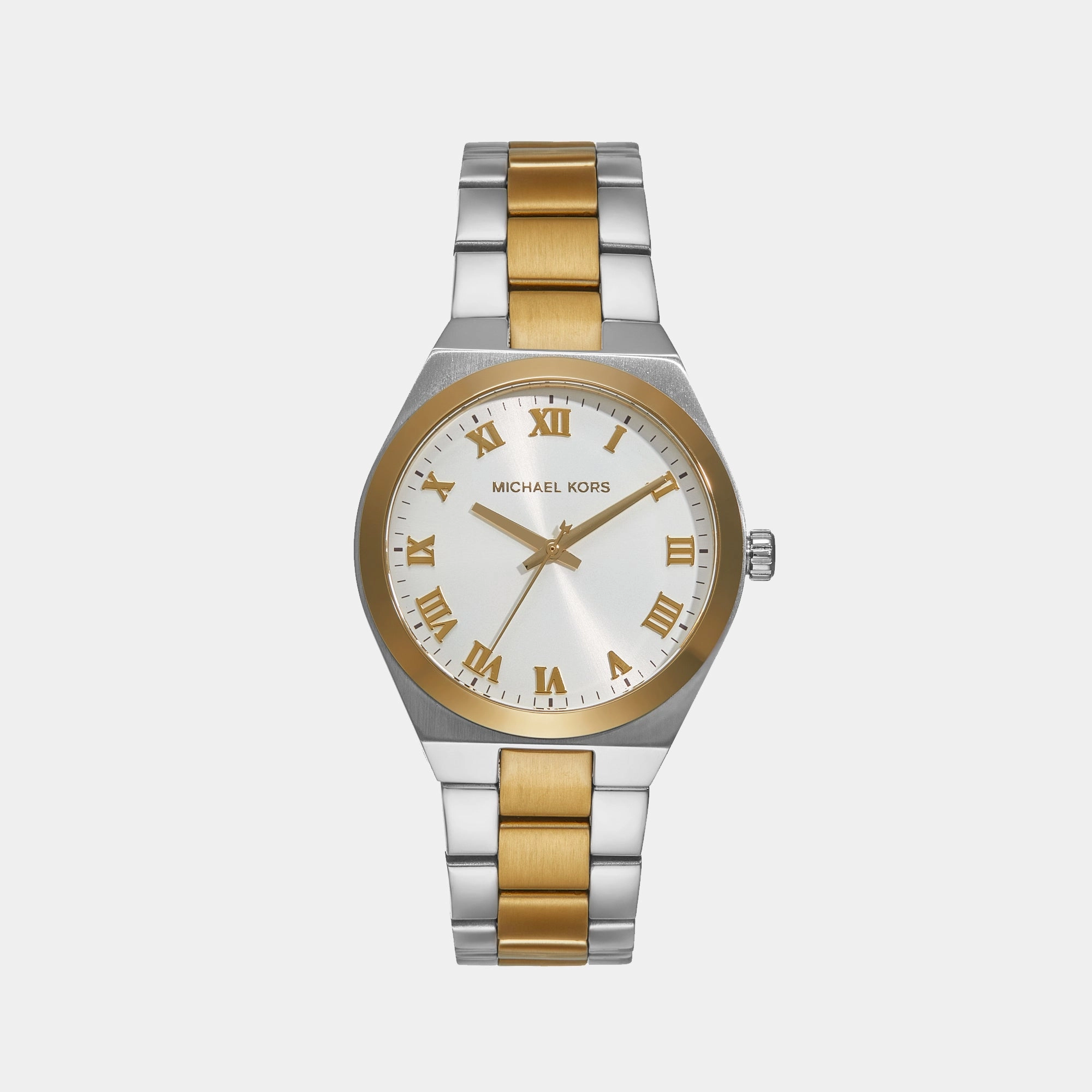 Lennox Women Quartz White Dial Analog Stainless Steel Watch MK7464 women watches best women watches affordable women's watches branded women watches