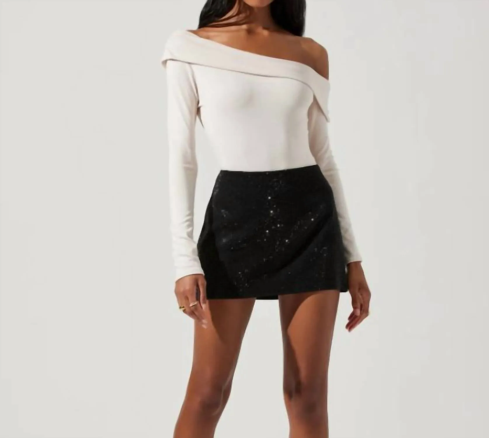 Lenore Off Shoulder Bodysuit In White