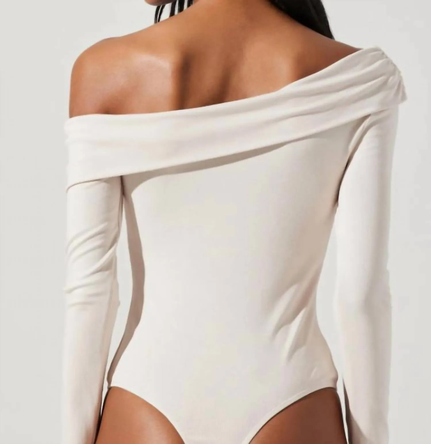 Lenore Off Shoulder Bodysuit In White