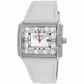 Locman Women's Watch - Classic Quartz White Dial Leather Strap | 232MOPWHD/WH LE Luxury Quartz Watch Quartz Watch Sale