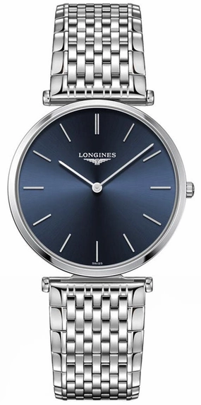 Longines La Grand Classique Stainless Steel Blue Dial Quartz Unisex Watch L4.755.4.95.6 Women??s luxury watches Affordable women watches