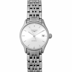 Longines Women's Watch - Lyre Silver Tone Dial Stainless Steel Bracelet | L43604726,automatic watch,automatic watches for men,automatic watches for women,luxury automatic watch,minimalist automatic watch,dress automatic watch,vintage automatic watch,autom