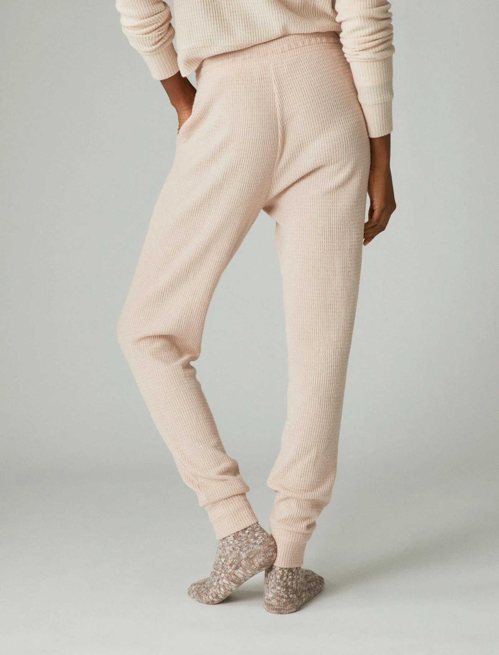 Lucky Brand Women's Cloud Jersey Waffle Jogger