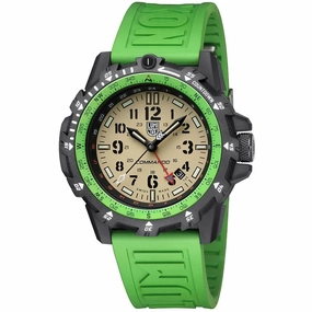 Luminox Men's Swiss Quartz Watch - Commando Raider Compass Green Rubber Strap | 3337 Luxury Quartz Watch Quartz Watch Sale