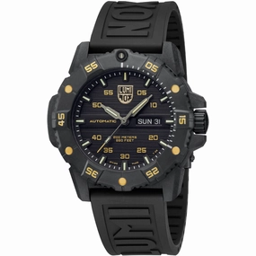 Luminox Men's Watch - Master Carbon Seal Automatic Black Dial Strap | XS.3865.GOLD men's watches best men's watches under $500 affordable men's watches men watches classic
