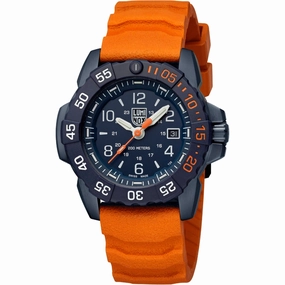 Luminox Men's Watch - Navy Seal Foundation Orange Rubber Strap | XS.3253.CBNSF.SET men's watches best men's watches under $500 affordable men's watches men watches classic