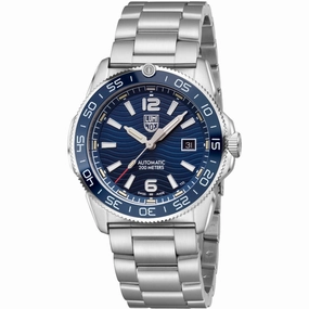 Luminox Men's Watch - Pacific Diver Automatic Blue Dial Silver Bracelet | XS.3104 men's watches best men's watches under $500 affordable men's watches men watches classic