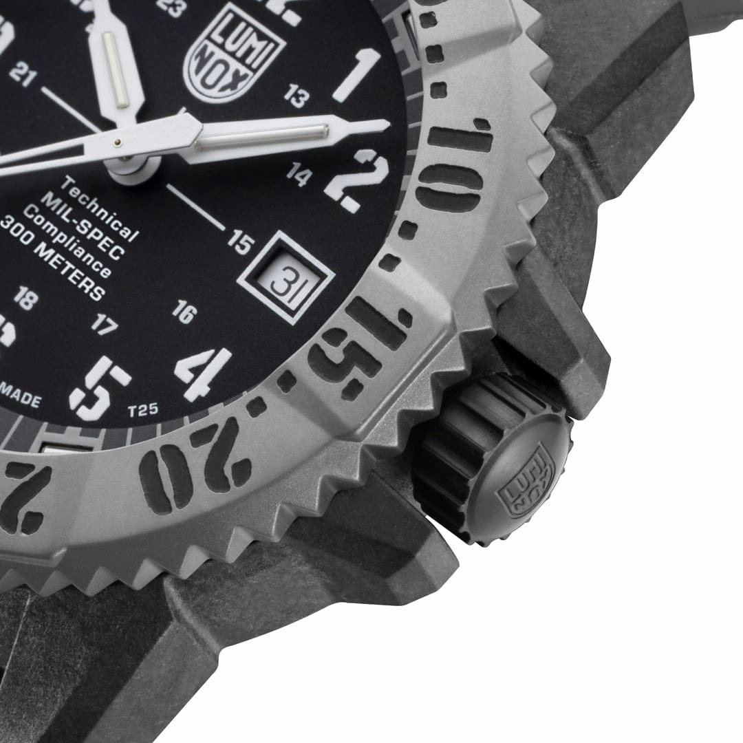 Luminox Mil-Spec Black Dial Grey Rubber Strap 46MM Watch XL.3351.1.SET