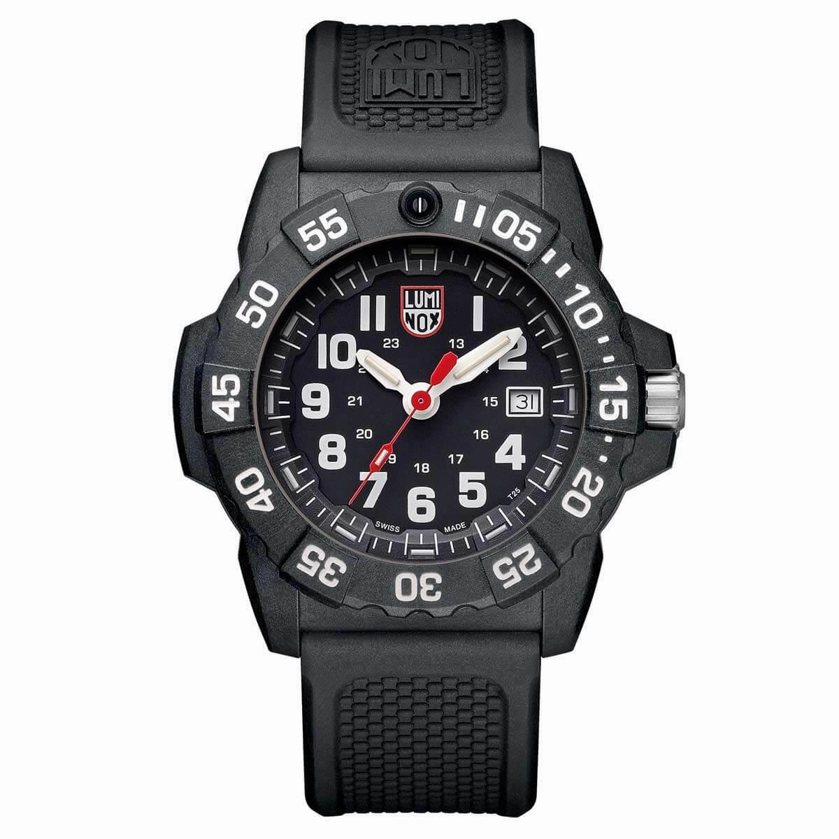 Luminox Navy Seal 3500 Men's Black Strap Dive Watch | 3501 Luxury Quartz Watch Quartz Watch Sale
