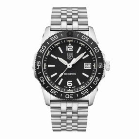 Luminox Pacific Diver Ripple Dive Black Dial Stainless Steel Watch XS.3122M.1 