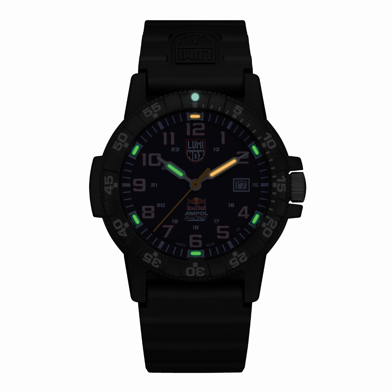Luminox Red Bull Blue Dial Black Rubber Strap Watch XS.0321.ARB