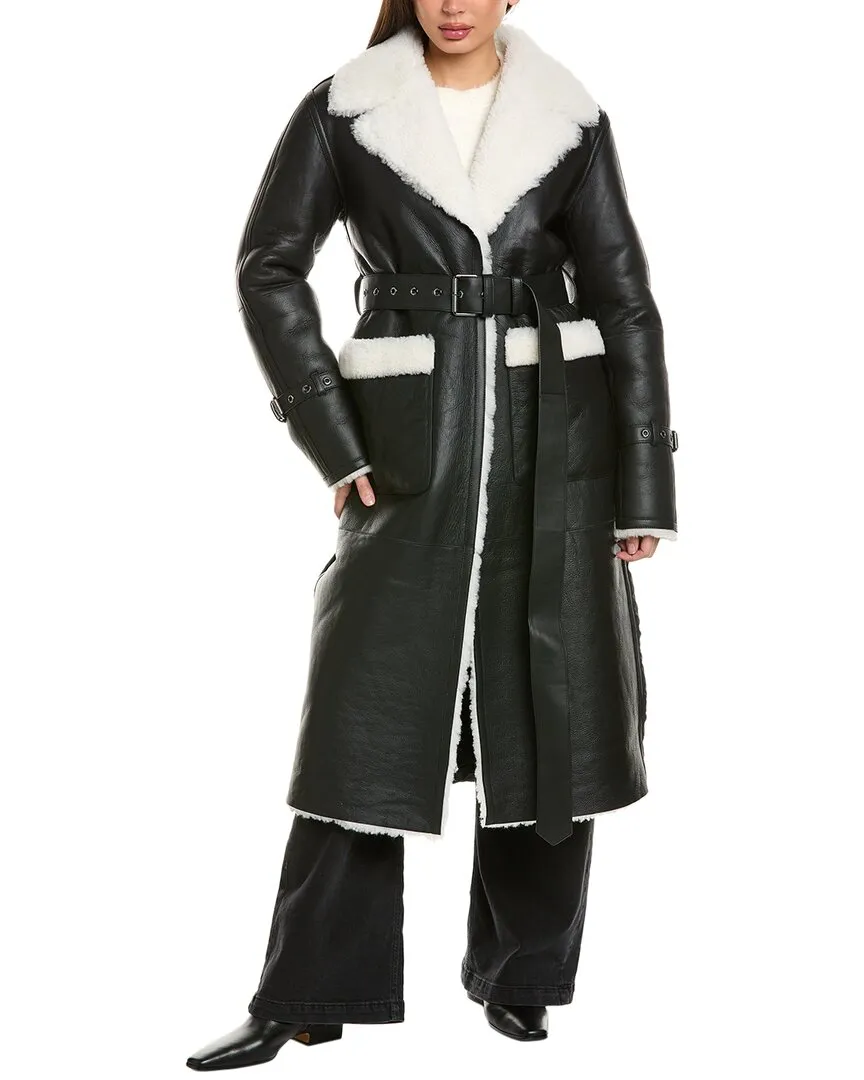 Mackage Sabreen Leather Coat