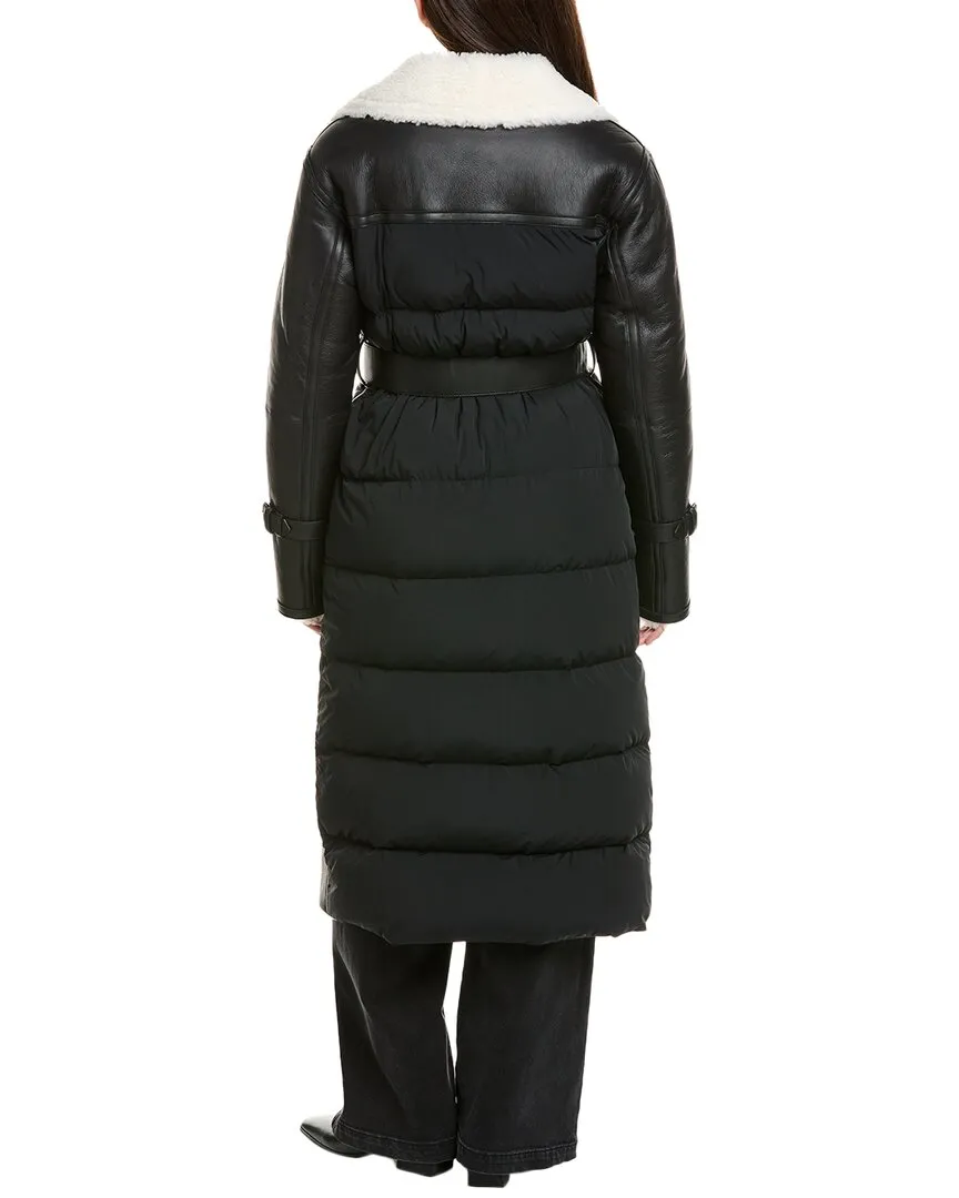 Mackage Sabreen Leather Coat