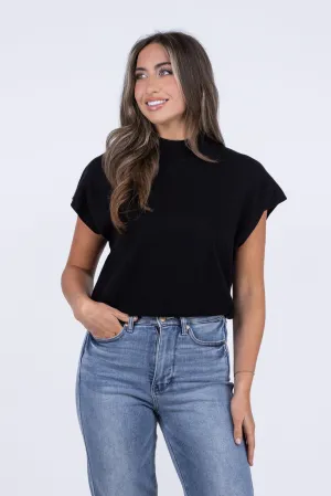 Made it Through Women's Rounded Neckline Boxy Sweater Top