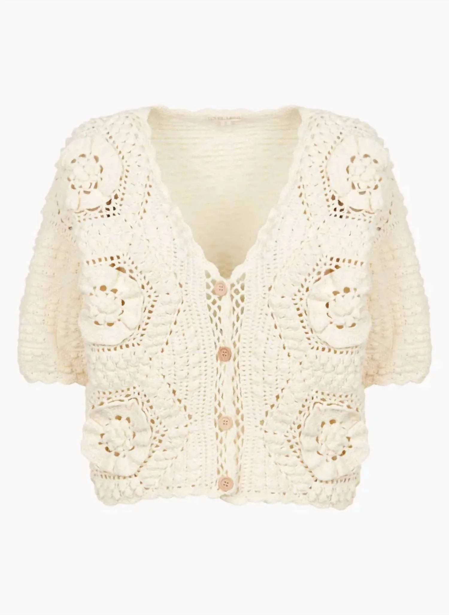Mallyra Cardigan In Cream