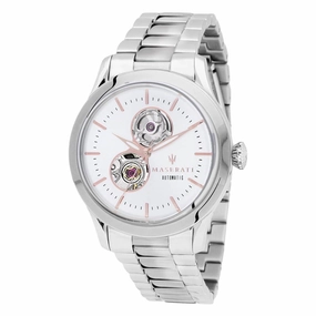 Maserati Men's Automatic Watch - Tradizione Stainless Steel White Dial | R8823125001 